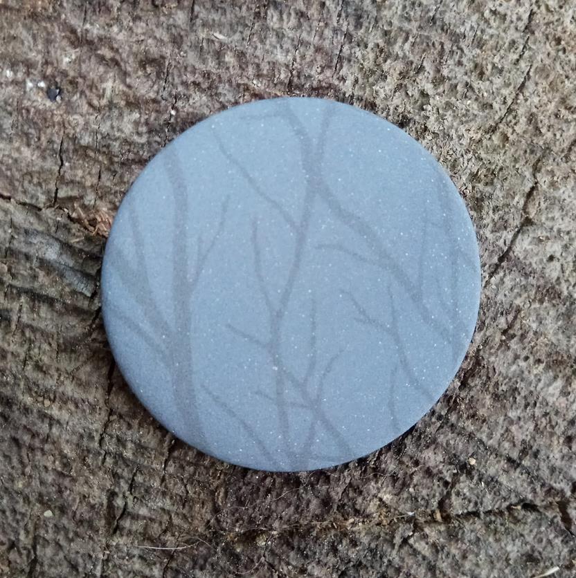 Значок световозвращающий "Веточки" круглый, Coreflect