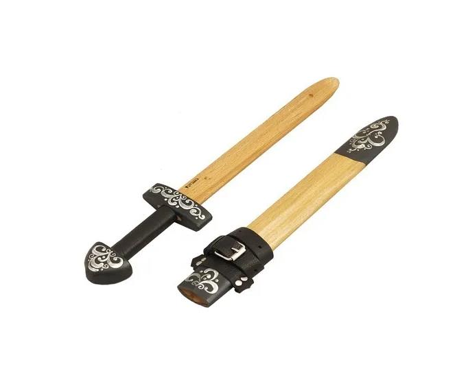 Меч «Киевская Русь. Плетение» светлый в расписных ножнах