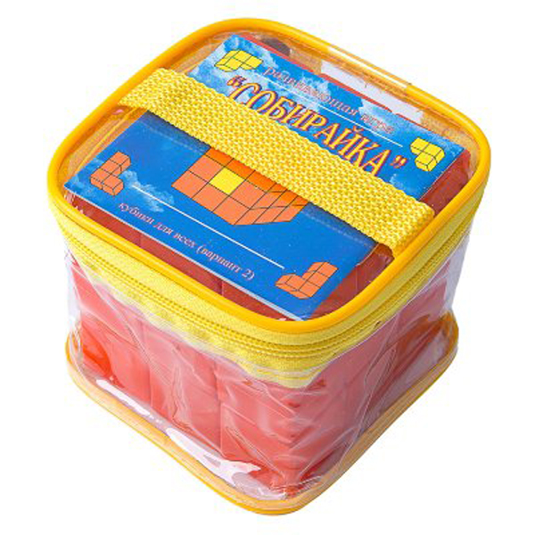 Кубики «Собирайка» в сумке