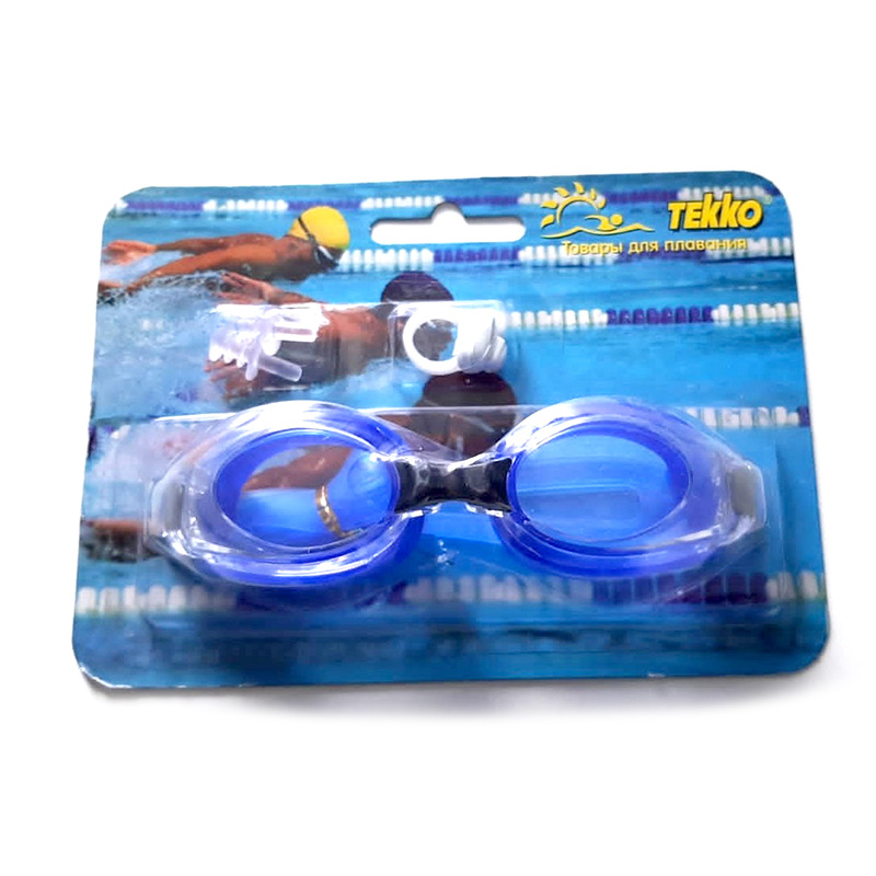 Очки для плавания с зажимом