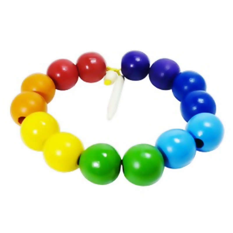 Бусы-шнуровка «Радуга»