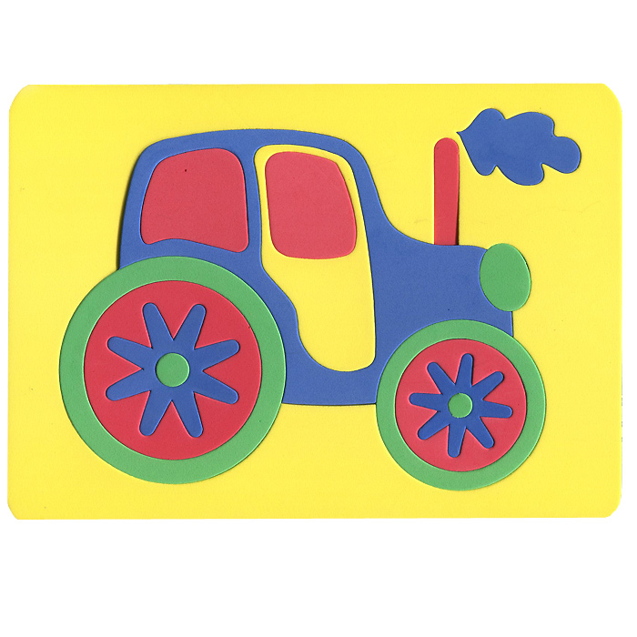 Мягкие пазлы для самых маленьких «Трактор»