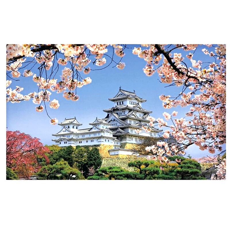 Пазл Pintoo «Цветущая сакура в храме Химедзи», 1000 элементов