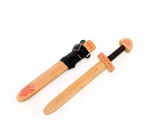 Меч «Киевская Русь. Вязь Отрок» в расписных ножнах, 70 см