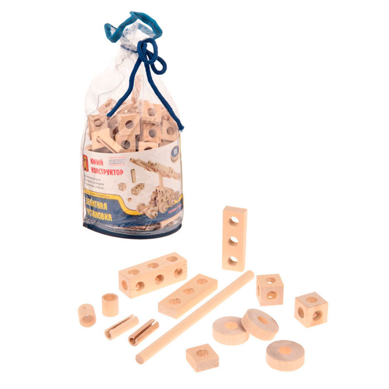 Деревянный конструктор «Зенитная установка», Пелси