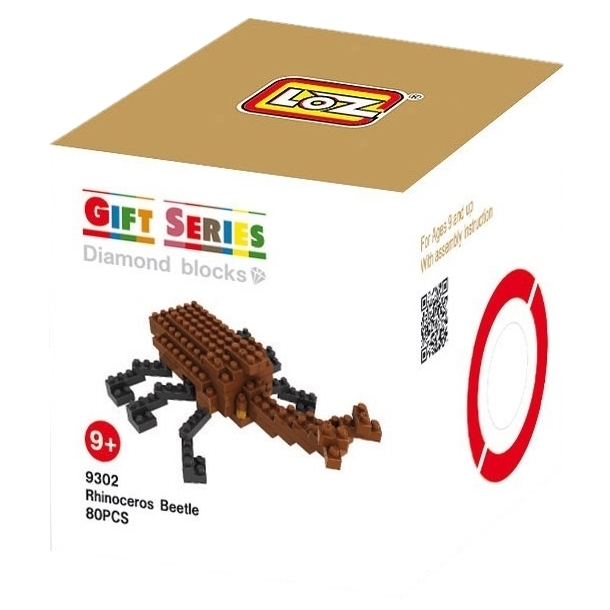 Конструктор LOZ «Жук-носорог» mini