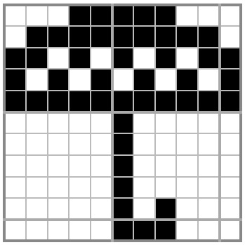 Японский кроссворд № 1