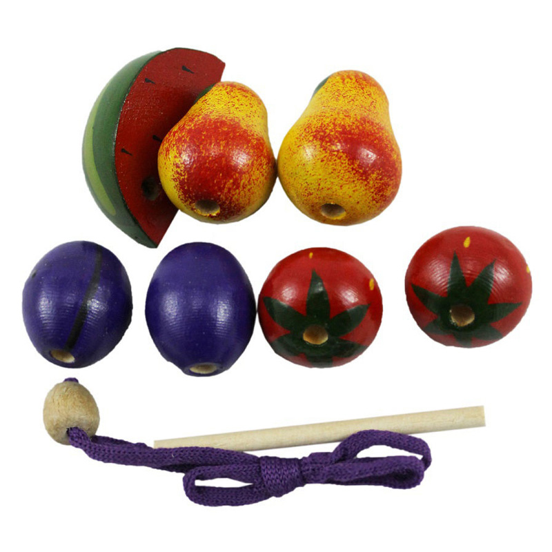 Бусы-шнуровка «Фрукты-ягоды малые»