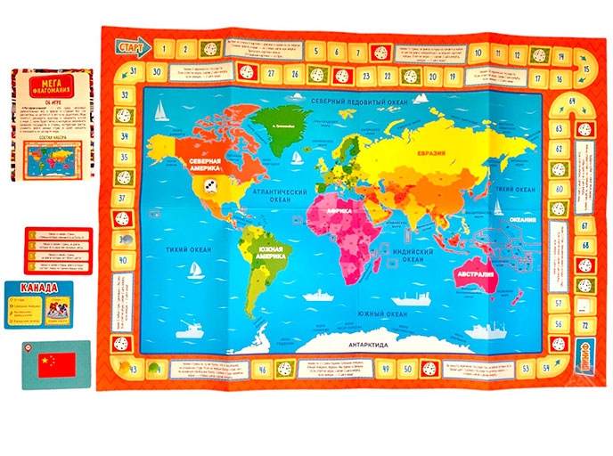 Игра настольно-печатная «Мегафлагомания» Игра настольно-печатная «Мегафлагомания»