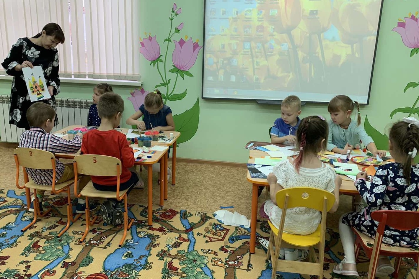 Рисование красками Рисование красками
