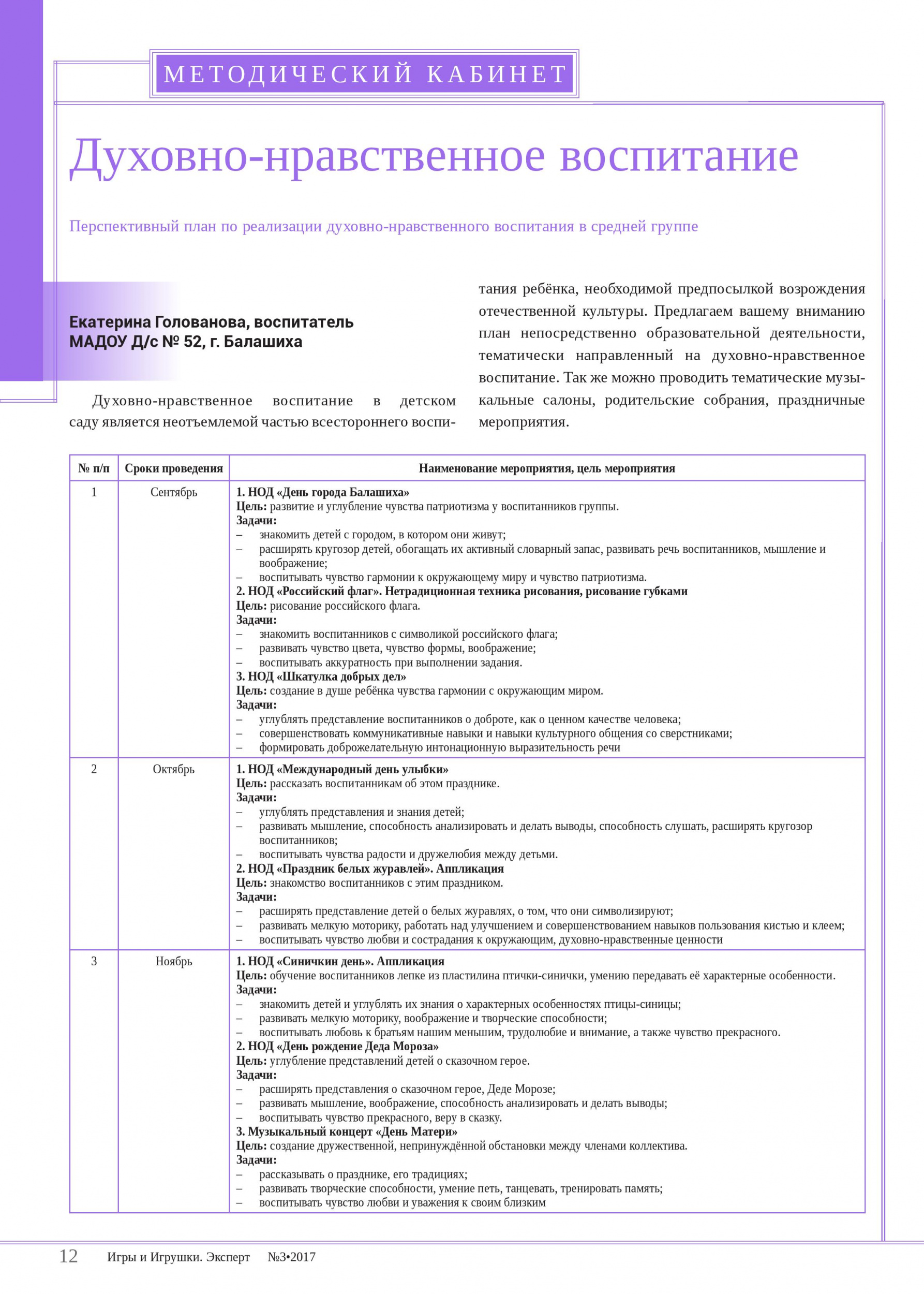 Духовно-нравственное воспитание 1 Духовно-нравственное воспитание 1