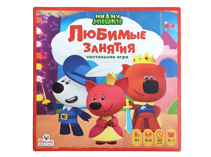Настольная игра «Ми-ми-мишки. Любимые занятия» Настольная игра «Ми-ми-мишки. Любимые занятия»