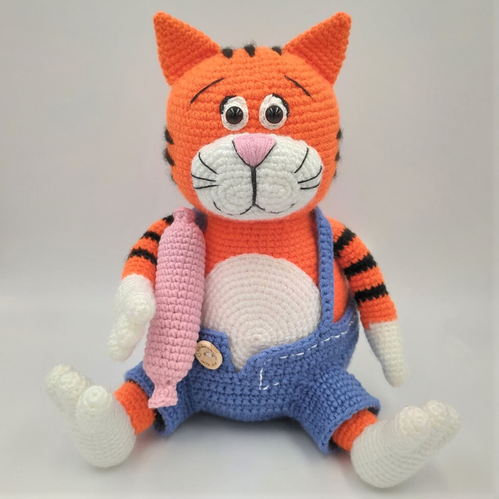 Амигуруми кот Амигуруми кот