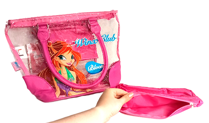 Прозрачная пляжная сумка Winx Club Прозрачная пляжная сумка Winx Club
