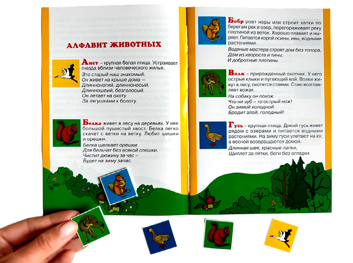 Настольная игра «Живая азбука» Настольная игра «Живая азбука»