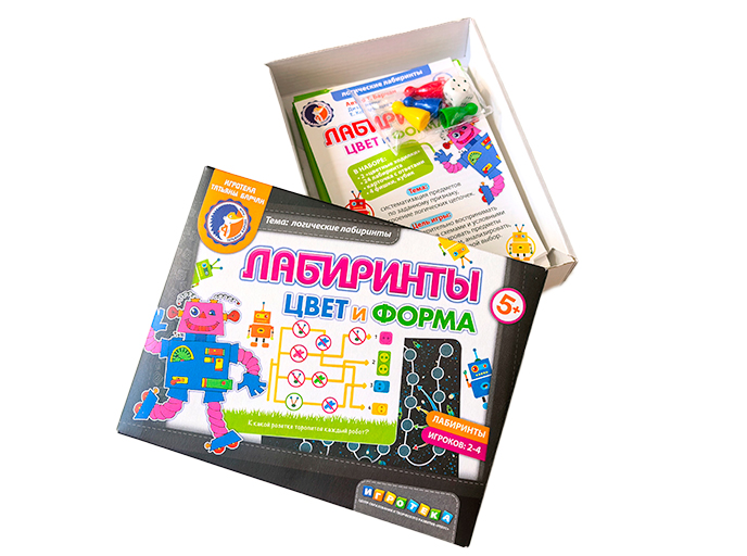 Лабиринты «Цвет и форма» Лабиринты «Цвет и форма»