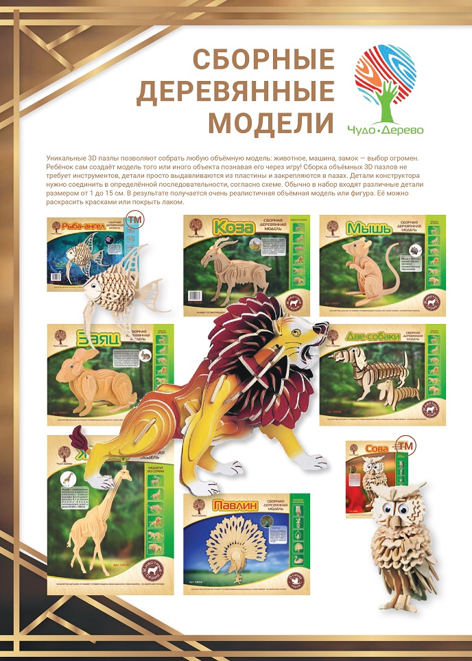 Сборные деревянные модели Сборные деревянные модели