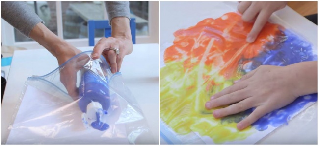Краски в Zip Lock пакете Краски в Zip Lock пакете