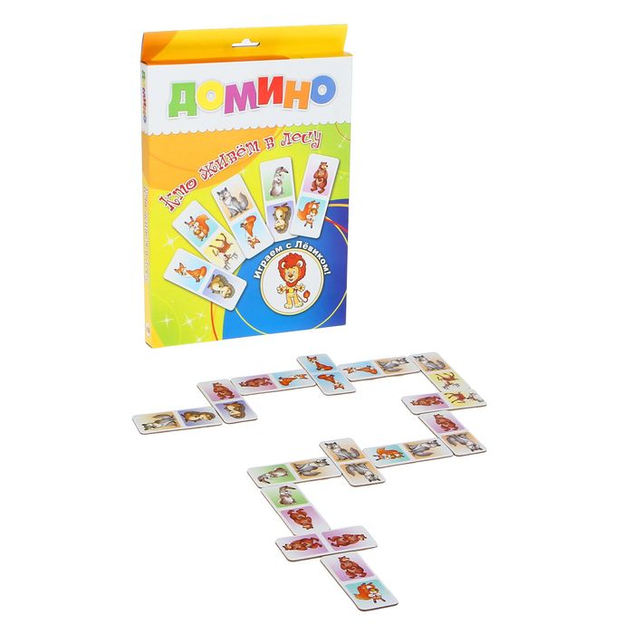 Домино «Играем с Лёвиком. Кто живет на ферме» Домино «Играем с Лёвиком. Кто живет на ферме»