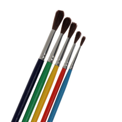 Набор кистей №4 Calligrata белка, 5 шт, интенсивный цвет ручки