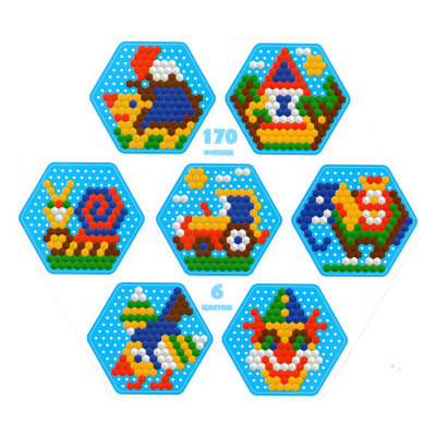 Мозаика шестигранная, 170 дет.