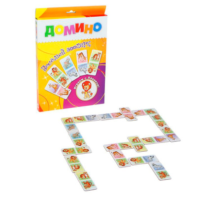 Домино «Играем с Левиком. Веселый зоопарк»