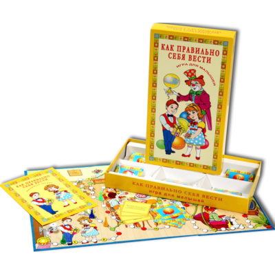 Настольная игра «Как правильно себя вести»