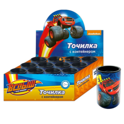 Точилка с контейнером Росмэн «Вспыш»‬ Blaze and the Monster Machines