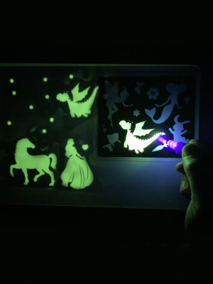 Трафареты для рисования светом №7 «Для девочек»