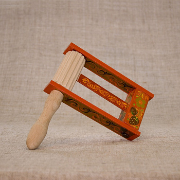 Трещотка круговая расписная средняя