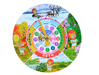 Часы обучающие «Времена года и распорядок дня»