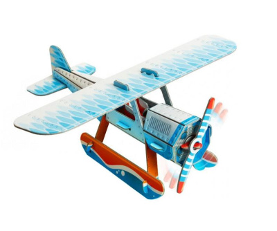 Сборная игрушка из картона «Гидроплан», УмБум