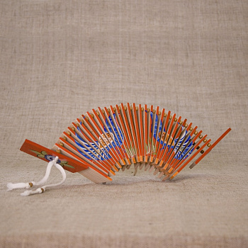 Трещотка «Гармошка» пластинчатая расписаная