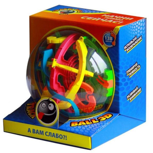 Головоломка «Трэкболл», 138 шагов, Track Ball 3D