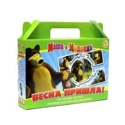 Настольная игра «Маша и медведь: Весна пришла», ГК «Оригами»