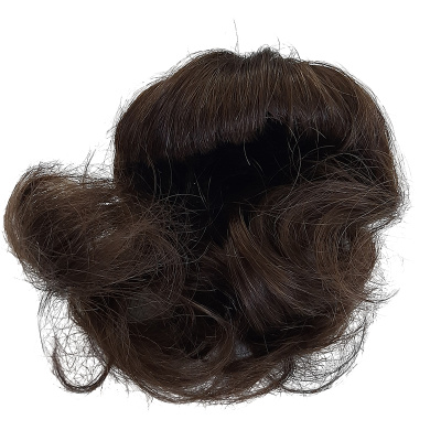 Парик для куклы, цвет каштановый