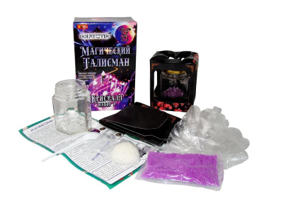 Набор для выращивания кристалла-талисмана «Кристалл набор 1. Богатство»