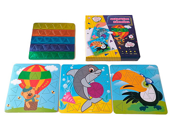 Сказочные наклейки "Мозаика. Картина"