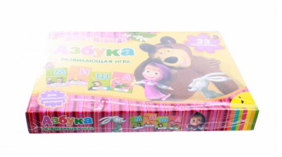 Развивающая игра «Маша и Медведь. Азбука»