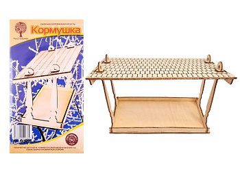 Сборная деревянная модель «Кормушка для птиц»