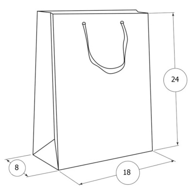 Пакет подарочный Премиум Perfect Craft «Двое под зонтом»