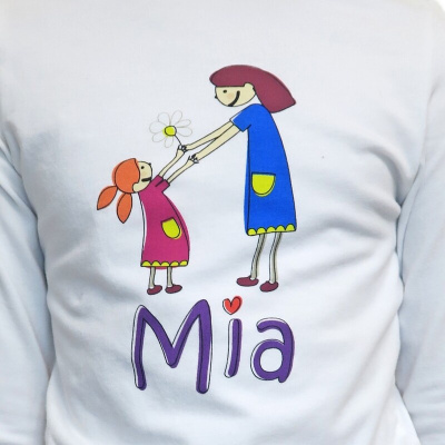 Туника (лонглслив) Mia белый