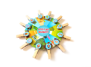 Лото прищепки «Кто где живёт?» Лото прищепки «Кто где живёт?»