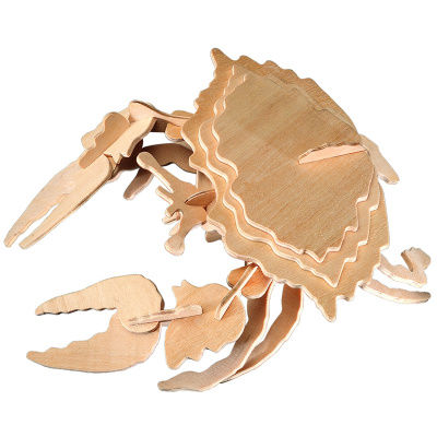 Сборная деревянная модель «Краб» Е010, Чудо-дерево