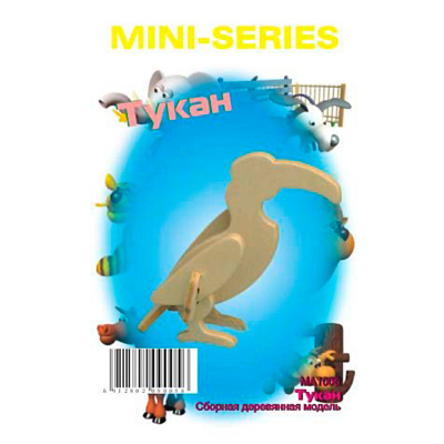 Сборная деревянная модель «Тукан» мини MA1006, Чудо-дерево