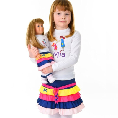 Туника (лонглслив) Mia белый