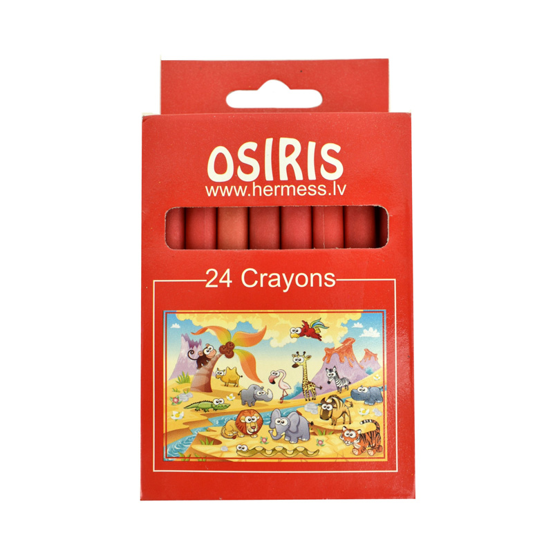Мелки восковые Osiris, 24 шт.