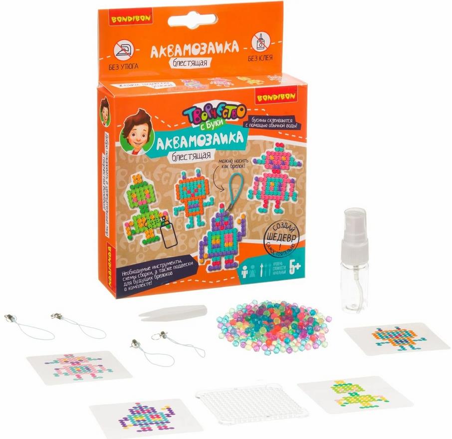 Блестящая аквамозаика «Роботы»