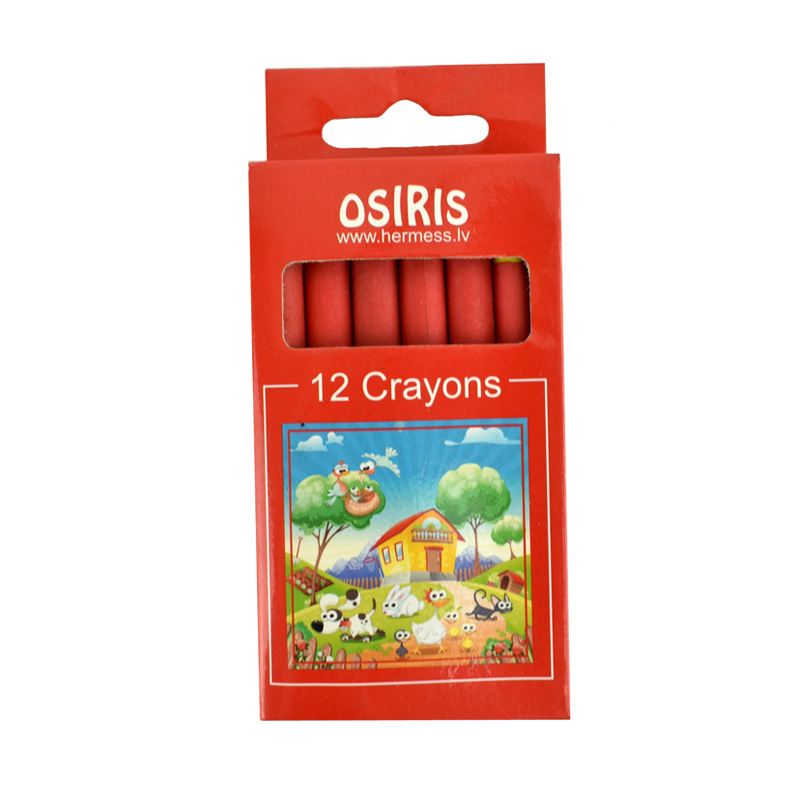 Мелки восковые Osiris, 12 шт.