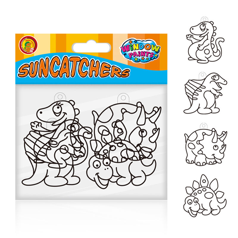 Витражи Mini «Динозаврики», 4 шт.